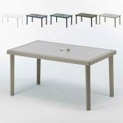 Grand Soleil - Table en Polyrotin rectangulaire 150x90