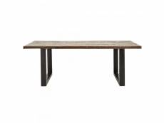 Grande table design bois brut starkanis 1959