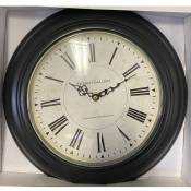 Horloge Vintage French - D 32 cm - Noir - Livraison