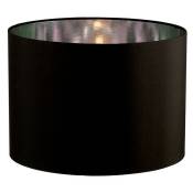 Inspired Lighting - Inspired Diyas - Duo - Abat-jour rond grand noir, chrome 410 mm x 300 mm