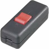 Inter Bär - Interrupteur pour câble souple interBär 8010-004.01 noir, rouge 2 x Off/On 10 a 1 pc(s) - noir, rouge