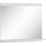 Miroir avec étagère Montreal Badplaats - 60 x 12 x 50 cm - Blanc - Blanc