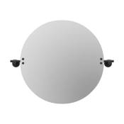Miroir de salle de bain en métal massif noir 60 cm - Buster+Punch