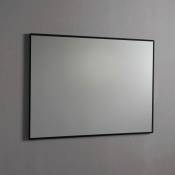 Miroir En Fil De Fer Poli 100X70 Réversible Avec Bordure