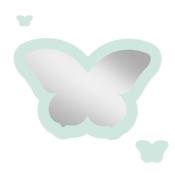 Miroir enfant papillon en acrylique menthe 43x29,5