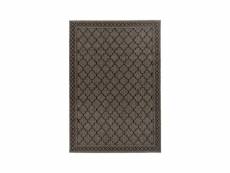 Paris prix - tapis à motifs à poils plats "splash" gris 80 x 150 cm