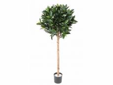 Plante artificielle haute gamme spécial extérieur / laurier tige uv - dim : h110 x d.50 cm -pegane-