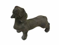 Statue chien "joep" 40cm - teckel 48*18*40