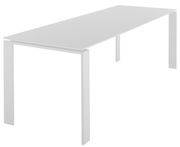 Table rectangulaire Four / 190 x 79 cm - Métal - Kartell blanc en métal