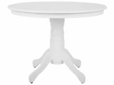 Table ronde 100 cm blanche akron 113056