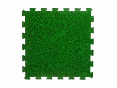 Tapis de sol modulable en mousse - 8 pièces - l 50 x l 50 cm - vert