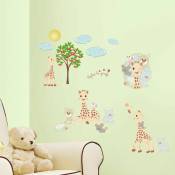 Thedecofactory - sophie la girafe - Stickers repositionnables