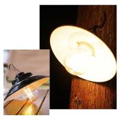 Tlily - Lampe de Camping éTanche led Lanterne Portable usb Type-C Charge Lampe de avec Crochets pour Jardin ExtéRieur LumièRe Jaune