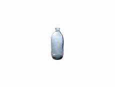 Vase en forme de bouteille - h 51 cm - verre