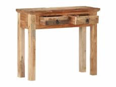 Vidaxl table console 90,5x30x75 cm bois d'acacia et de récupération 320381