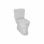 WC à chasse plate à poser PRO, sortie horizontale/verticale, 360x670, Coloris: Blanc avec LCC - H8249594000001