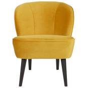 Woood - Fauteuil cocktail - Sara - Couleur - Ocre