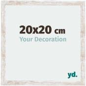 Your Decoration - 20x20 cm - Cadres Photo en mdf Avec Verre acrylique - Anti-Reflet - Excellente Qualité - White Wash - Cadre Decoration Murale