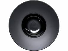 Assiette creuse porcelaine noire bord lisse ø 230 à 305 mm - stalgast - 305 - porcelaine x55mm