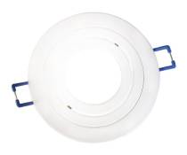 Miidex Lighting - Support de spot rond orientable Ø92mm ® blanc