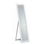 Miroir déco design en verre blanc