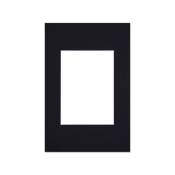 Nielsen - Passe partout standard noir pour cadre et encadrement photo Cadre 24 x 30 cm - Ouverture 15 x 20 cm