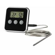 Northix - Thermomètre à friture numérique avec minuterie