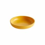 Plat Sobremesa Large / Ø 25 x H 5 cm / Porcelaine - Hay jaune en céramique