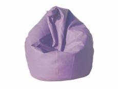 Pouf sac élégant, couleur lilas, dimensions 80 x