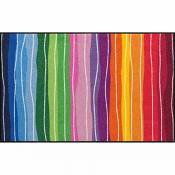 Salonloewe Wavy Lines Tapis lavable 75 x 120 cm multicolore