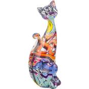 Signes Grimalt - Figures de figure de chat Figure Cat Graffiti Animaux multicolorés 24x8x8cm 27464 - multicolour
