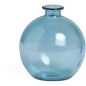 Sklum - Vase en verre recyclé Kimma Bleu Celeste