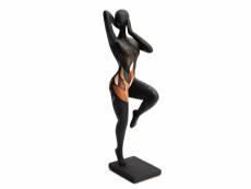 Statue femme éline noire 40 cm - amadeus