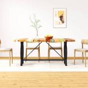 Table de salle à manger Table de salon, Table de cuisine Bois de récupération massif 180 cm vidaXL