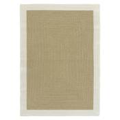Tapis imitation fibres naturelles extérieur et intérieur - Provence - Aspect jute - 120 x 170 cm