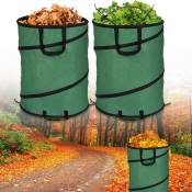Tolletour - Sacs à déchets de jardin Popup avec 3