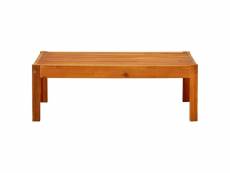 Vidaxl table de jardin 85x57x29 cm bois d'acacia massif