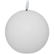 Atmosphera - Bougie boule à led Molia D10cm blanc