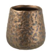Cache-pot en céramique cuivrée 12 cm