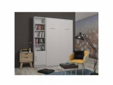 Composition armoire lit escamotable smart-v2 blanc