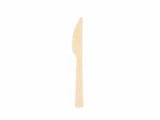 Couteaux jetables bambou 17 cm - lot de 1500 - natural