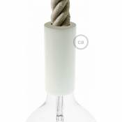 Creative Cables - Kit douille E27 en bois pour corde 3XL | Blanc - Blanc