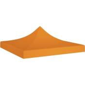 Doc&et² - Toit de tente de réception 3x3 m Orange 270 g/m² - Orange