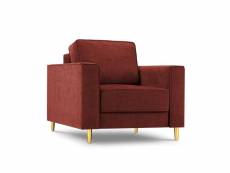 Fauteuil "dunas", 1 place, rouge, tissu structurel MIC_ARM_86_A1_DUNAS4