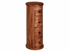 Finebuy design sheesham en bois massif ø 35 cm | armoire