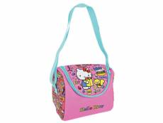 Hello kitty retro food sac repas bandouliere isotherme 5l