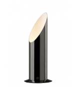 Lampe de table Indio Chrome noir 1 ampoule 22,5cm