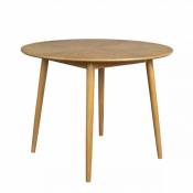 Mathi Design FAB - Table repas ronde en bois D120