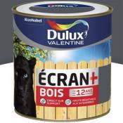 Peinture bois extérieur Ecran+ Bois Dulux Valentine satin gris foncé RAL 7015 0 5L