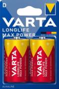 Pile alcaline Varta Long-life Max Power D - LR20 lot